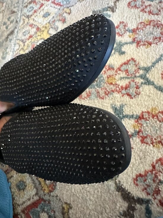 Steve Madden Black Men\'s Caviarr Rhinestone Loafers Studded 13 main image 6